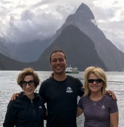 Group at Milford Sound, Fiordland New Zealand
