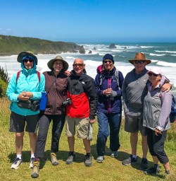 Group of guests at Cape Foulwind