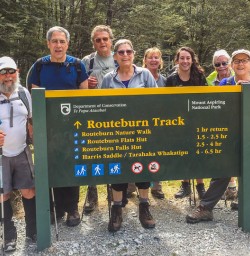 Group at Routeburn Track, Otago New Zealand