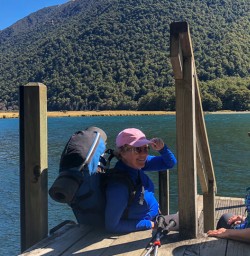 Guests at Lake Rotoiti, Tasman New Zealand