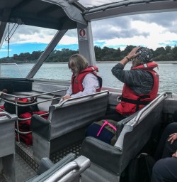 Jetboat at Hollyford River, Fiordland National Park Southland New Zealand