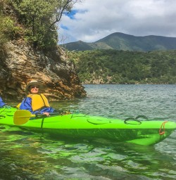 Kayaking Marlborough Sounds, New Zealand