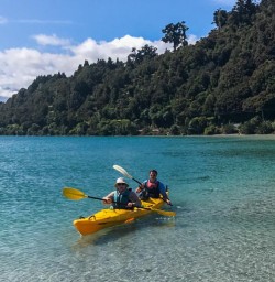 Kayaking the Okarito Lagoon, West Coast New Zealand