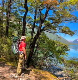 Lake side hike Nelson