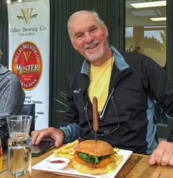 Lunch at Valley Brewing Company, Geraldine Canterbury New Zealand