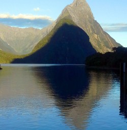 view on milford sound