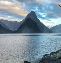 Mitre Peak at Milford Sound, Fiordland National Park Southland New Zealand