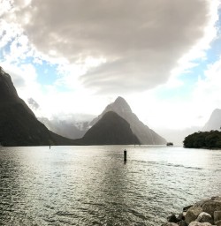 Mitre Peak at Milford Sound, Fiordland New Zealand