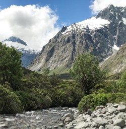 Mount Christina at Monkey Creek, Fiordland National Park Southland New Zealand