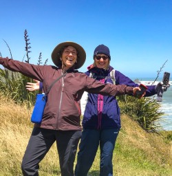 Pair of guests at Cape Foulwind