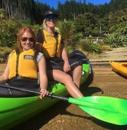 Getting ready to set off at Lochmara Lodeg