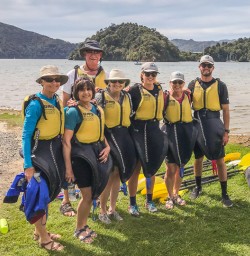 Getting to Kayak at Marlborough Sounds, New Zealand