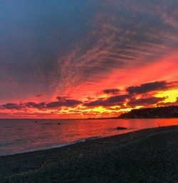 Sunrise at Kaikoura, New Zealand