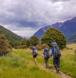 Walking the Nelson Lakes National Park, Tasman New Zealand