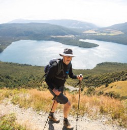 8. Solo guest hiking Bushline