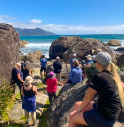 8. Group at Seal Colony Martins Bay
