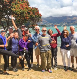 8. Group picture at Akaroa