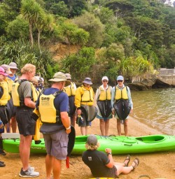 8. Group ready to Kayak at Lochmara