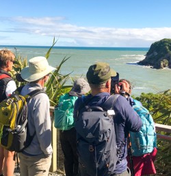 8. Guests taking in views