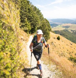 8. Solo female guest hiking Bushline