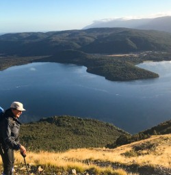 8. Solo guest hiking views of Lake Rotoiti