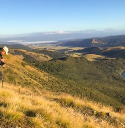 8. Sunset colours on Bushline Hut hike