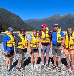 Embarking on the Haast River