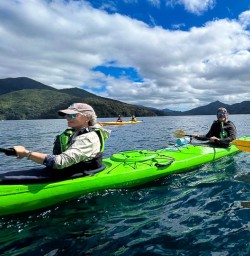 Kayaking adventures Queen Charlotte Sound