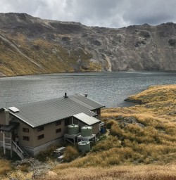 Angelus hut, Nelson Lakes National Park, Tasman New Zealand