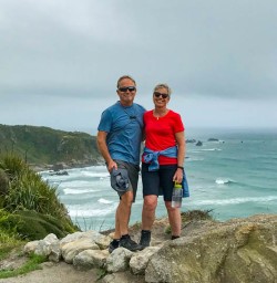 Couple at Cape Foulwind