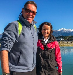 Couple at Kaikoura, Canterbury New Zealand