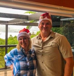 Couple at Lochmara Lodge, Marlborough Sounds New Zealand