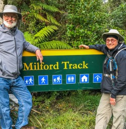 Couple at Milford Track, Fiordland National Park Southland New Zealand