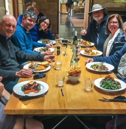 Dinner at the Wairau river, Marlborough New Zealand