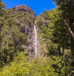 Falls at Nelson Lakes National Park, Tasman New Zealand