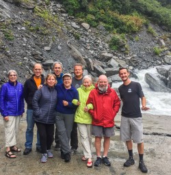 Group at Haast Pass, West Coast New Zealand