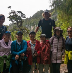 Group hike Paparoa National Park