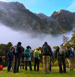 Group at Milford Track
