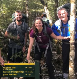 Group at Nelson Lakes National Park, Tasman New Zealand