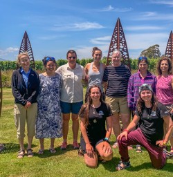 Group at Wairau river, Marlborough New Zealand