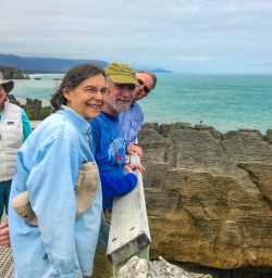 Guests at Pancake Rocks