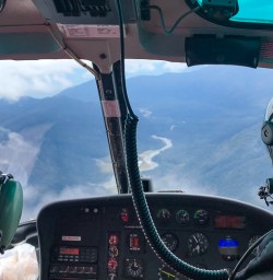 Helicopter ride through Milford Sound