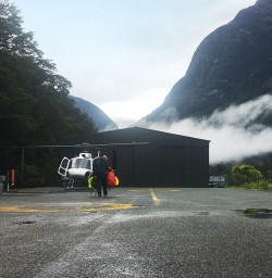 Helicopter Tour at Hollyford Valley