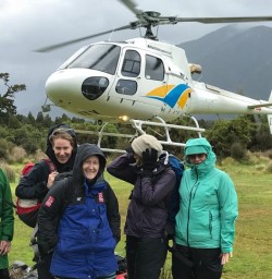 Helicopter Tour at Hollyford Valley, Fiordland National Park Southland New Zealand