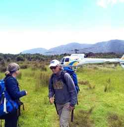 Heli Flight at Hollyford Valley