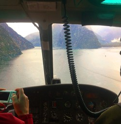 Helicopter Tour at Milford Sound