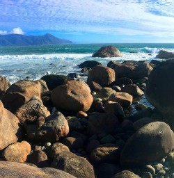 Boulders and waves