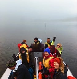 Boating at Milford Sound