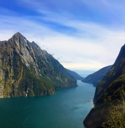 Milford Sound Helicopter View
