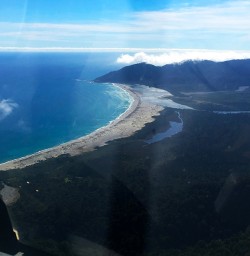 A birds eye view of today's destination - Martins Bay!